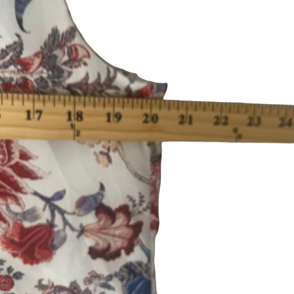 Adrienne Vittadini Women's Size Small Floral Boho Sleeveless Top - Picture 7 of 8